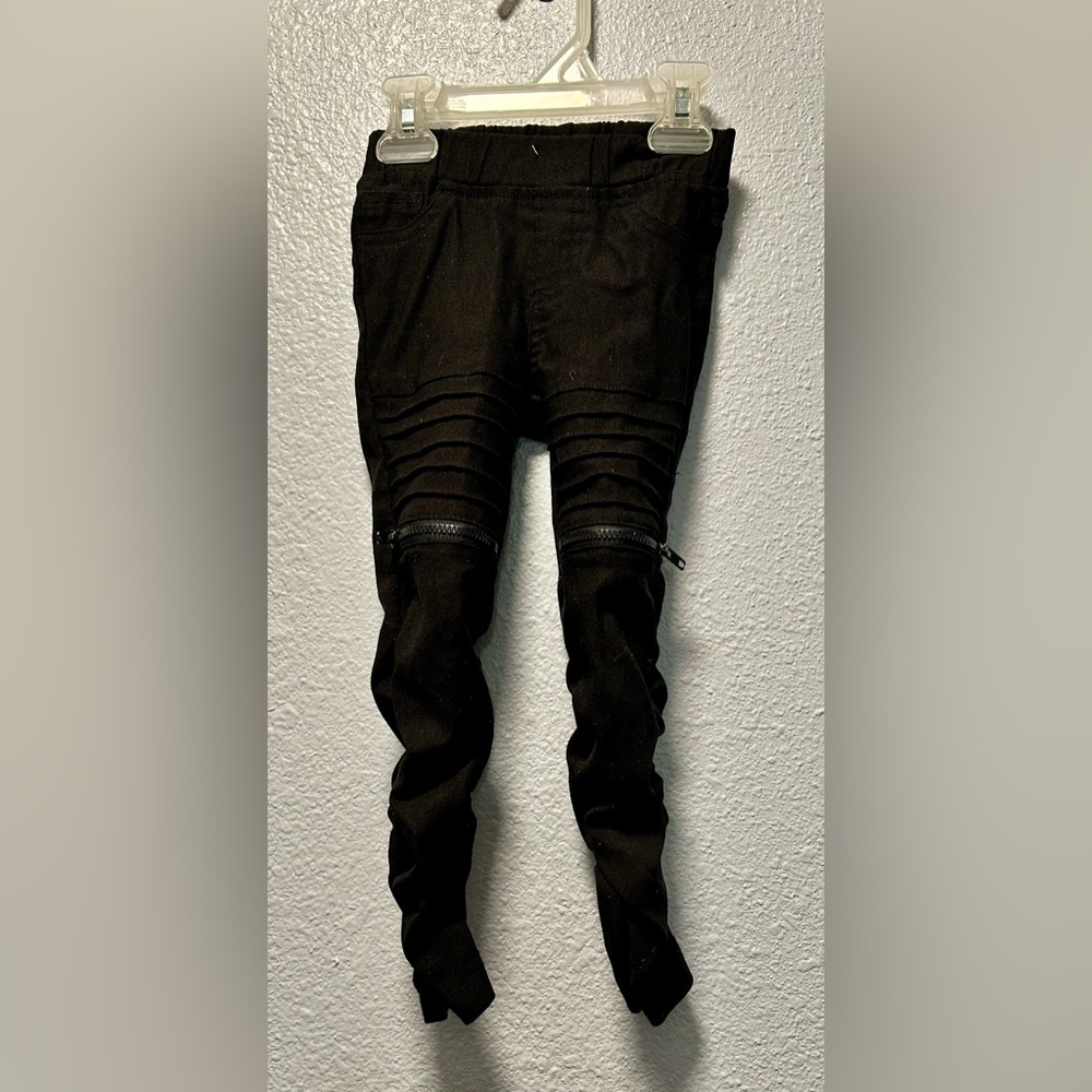 Like an Angel Black Distressed Skinny Jeans